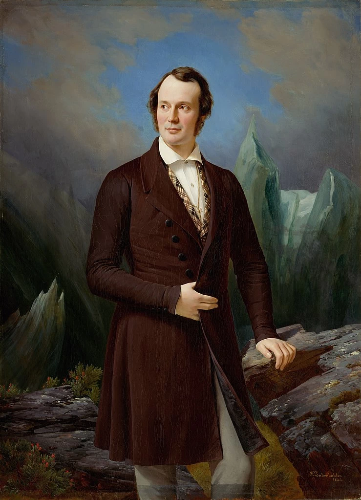Ritratto di Jean Louis Rodolphe Agassiz - Museo d'arte di Harvard, Cambridge